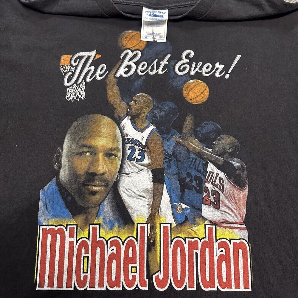 Vintage 2001 Michael Jordan Wizards Chicago Bulls T-Shirt XL NBA RARE
